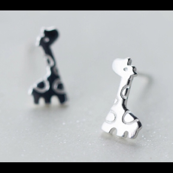 Jewelry - Giraffe Earrings - Sterling Silver 925 Studs
